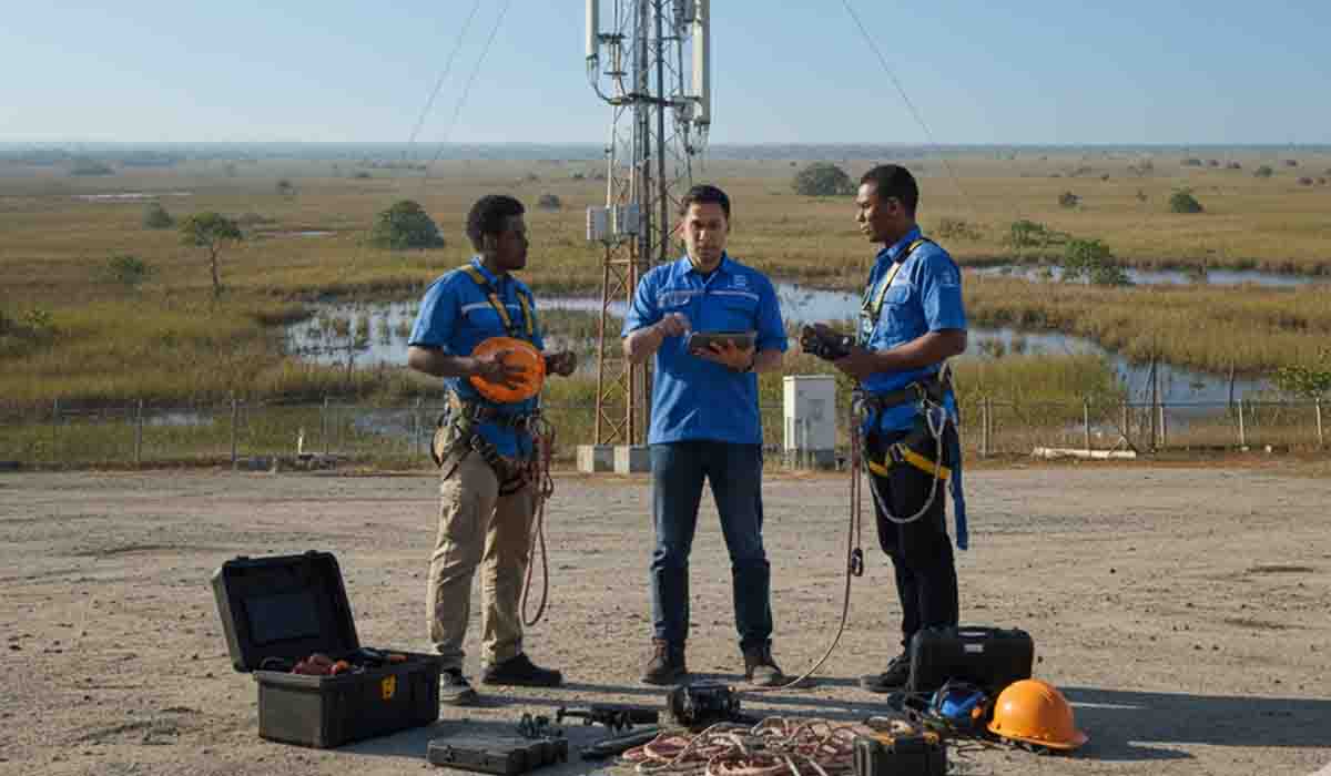 SAKOMTA team briefing before Wamanggu rollout